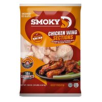 Smoky D Chicken Wing Sections - 10 Pound